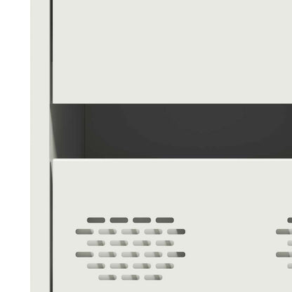 Móvel alto 68x39x101,5 cm aço branco