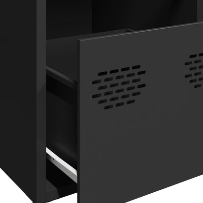 Aparador 68x39x73,5 cm aço laminado a frio preto
