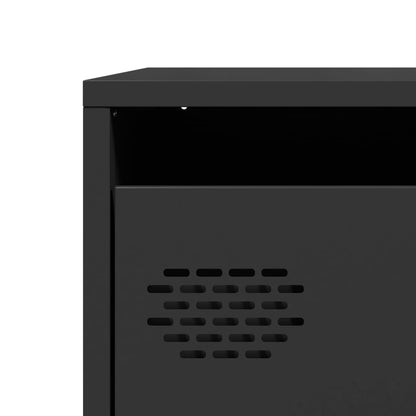 Aparador 68x39x73,5 cm aço laminado a frio preto