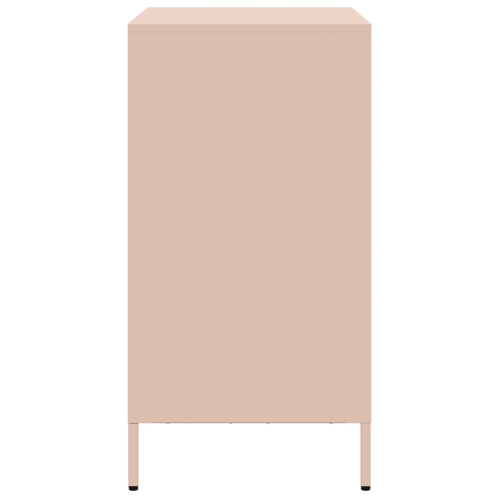 Aparador 68x39x73,5 cm aço laminado a frio rosa