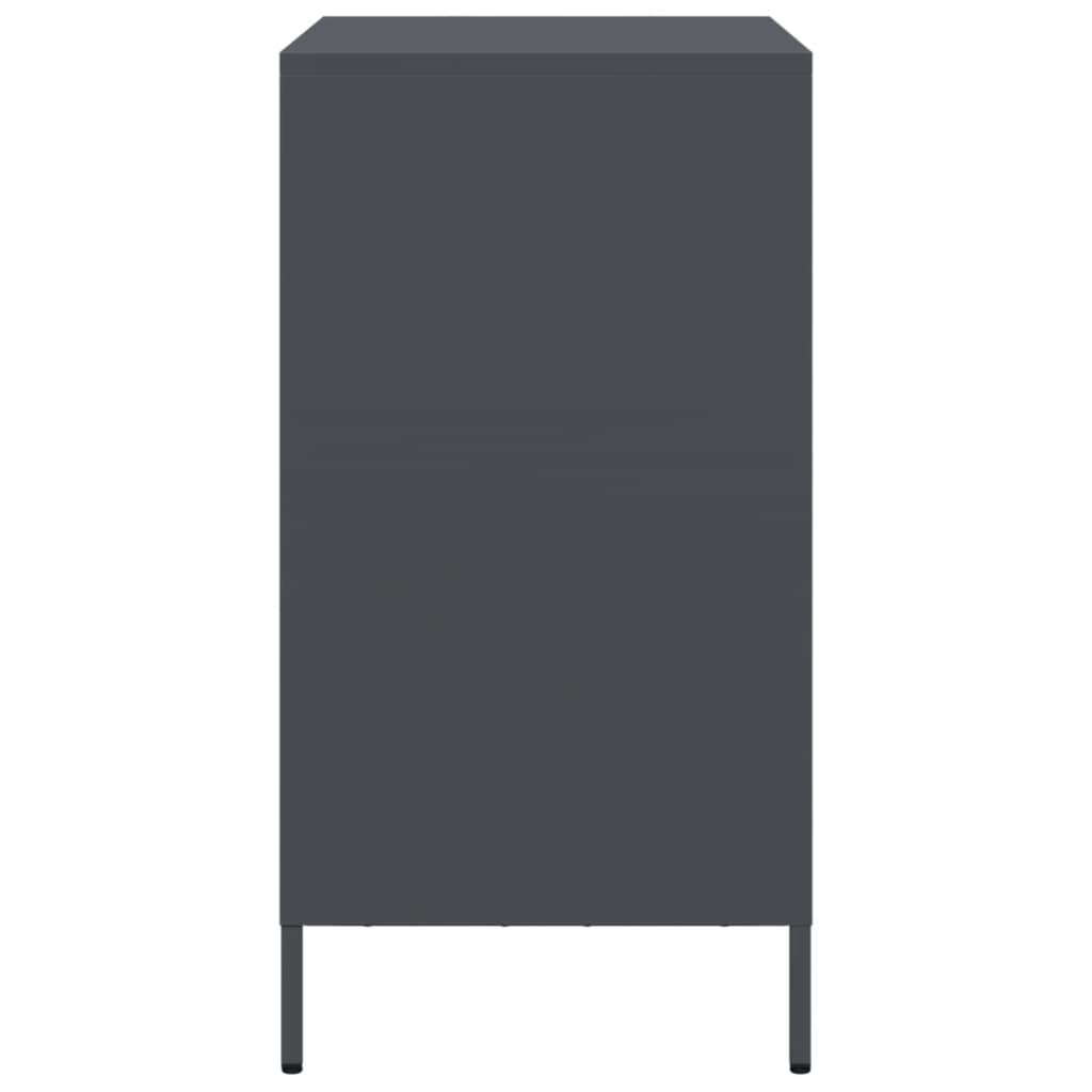 Aparador 68x39x73,5 cm aço laminado a frio antracite