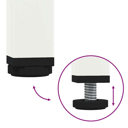 Aparador 68x39x73,5 cm aço laminado a frio branco