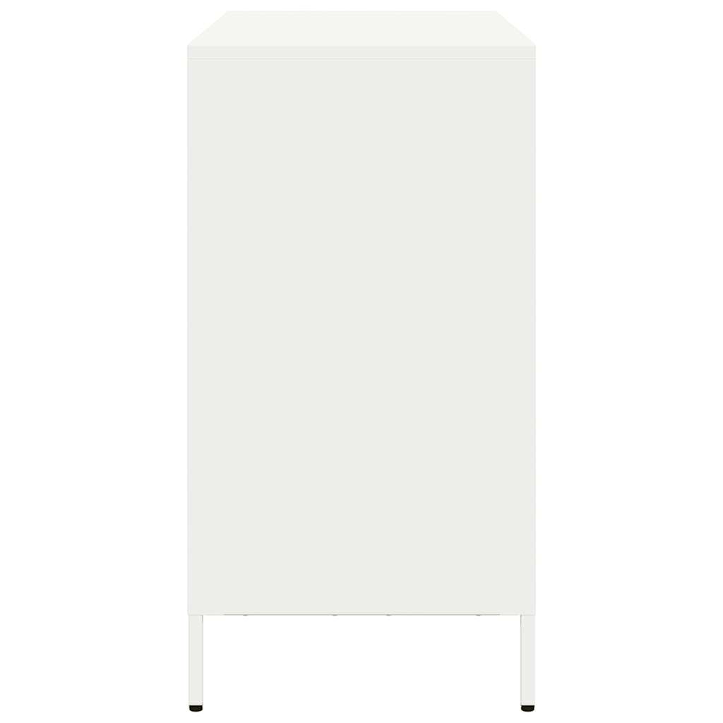 Aparador 101,5x39x73,5 cm aço laminado a frio branco