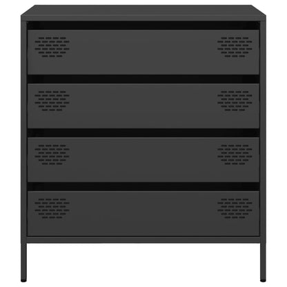 Aparador 68x39x73,5 cm aço laminado a frio preto