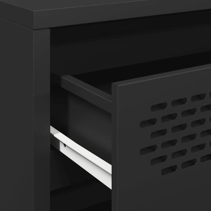 Aparador 68x39x73,5 cm aço laminado a frio preto