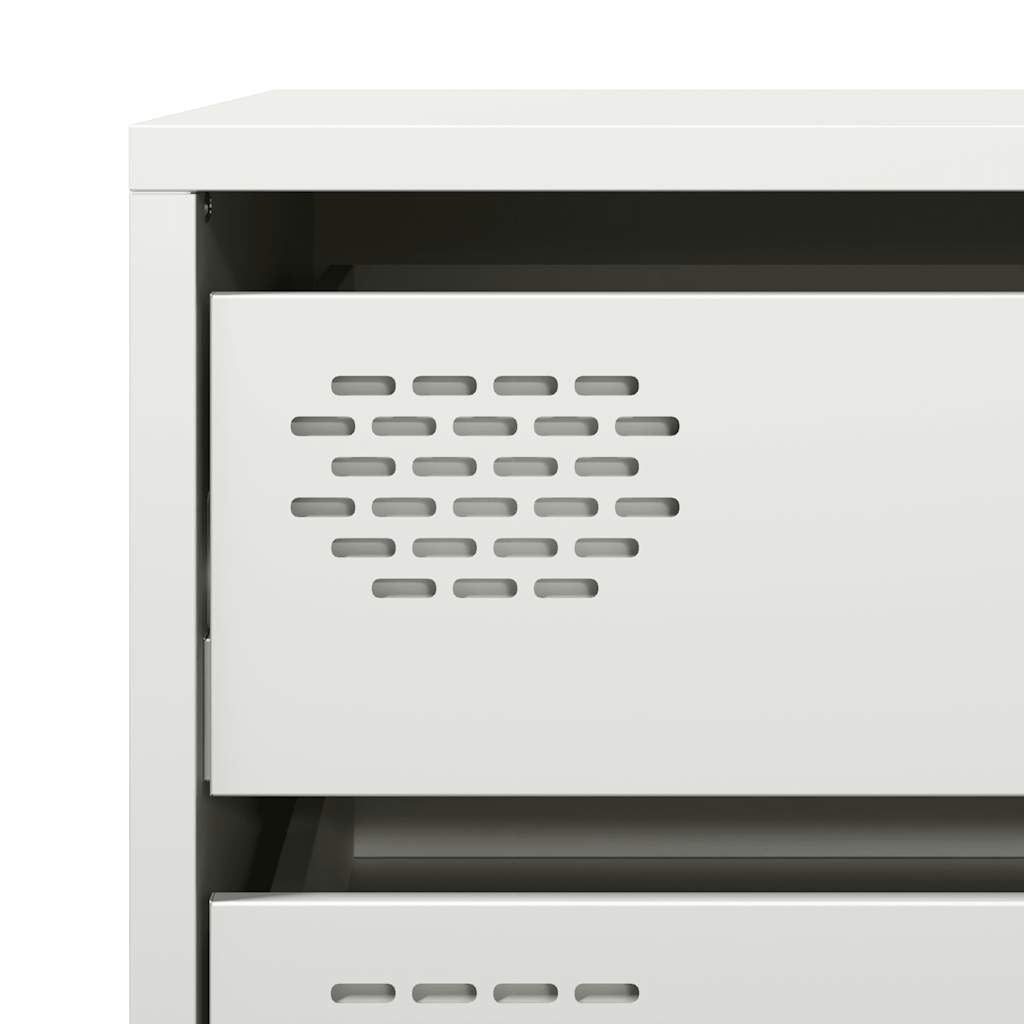 Aparador 68x39x58,5 cm aço laminado a frio branco