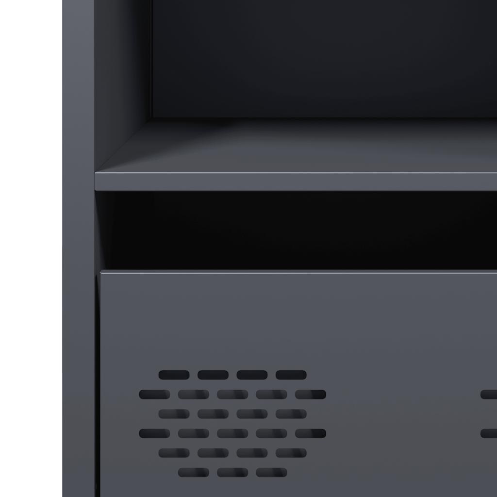 Aparador 35x39x73,5 cm aço laminado a frio antracite