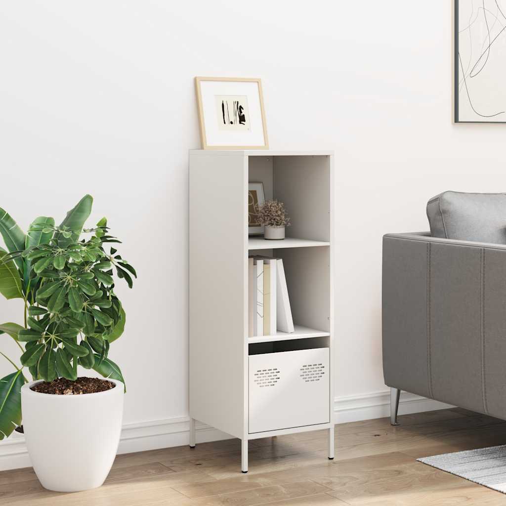 Móvel alto 35x39x103,5 cm aço branco