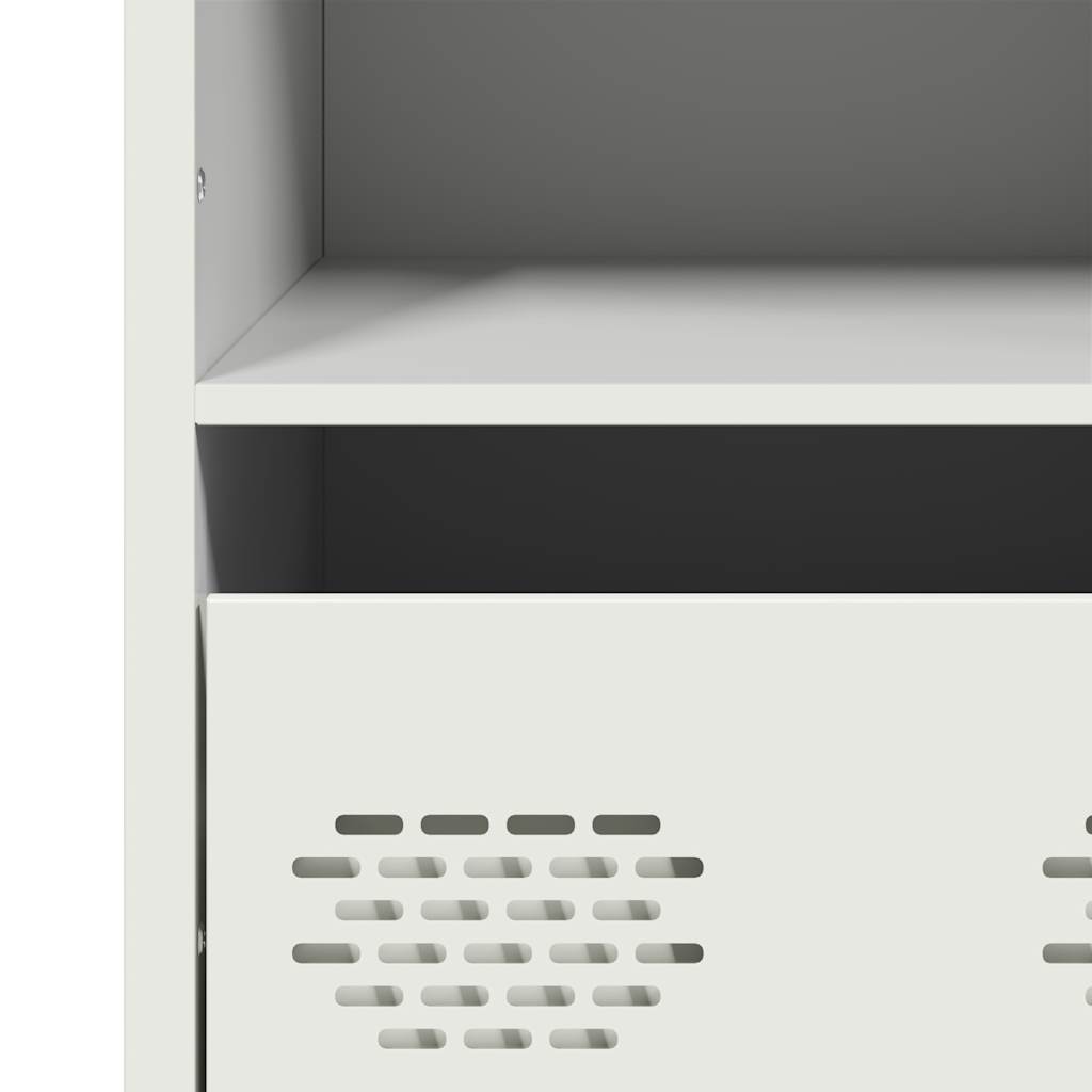 Móvel alto 35x39x103,5 cm aço branco