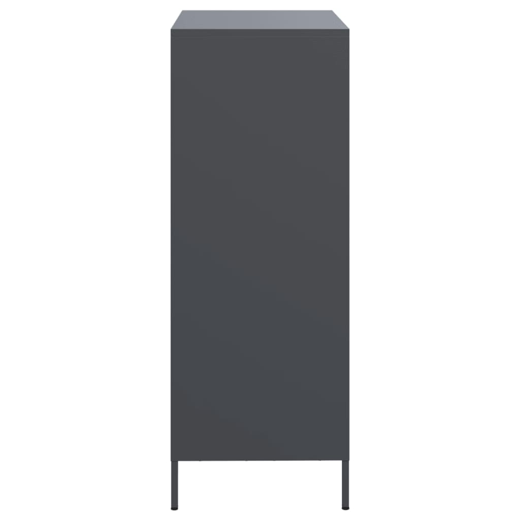 Móvel alto 68x39x103,5 cm aço antracite