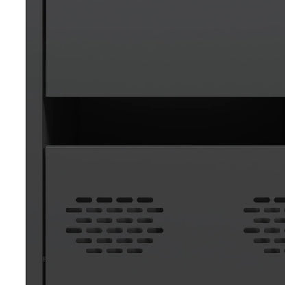 Aparador 35x39x73,5 cm aço laminado a frio preto