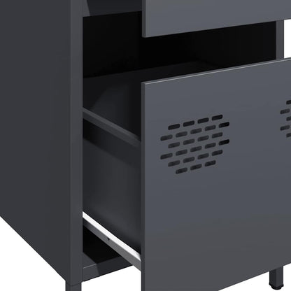 Aparador 35x39x73,5 cm aço laminado a frio antracite