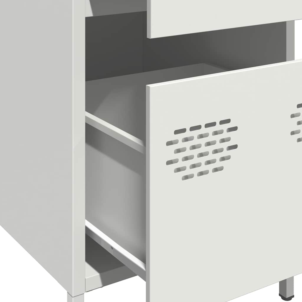 Aparador 35x39x73,5 cm aço laminado a frio branco