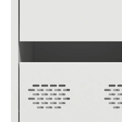 Aparador 35x39x73,5 cm aço laminado a frio branco