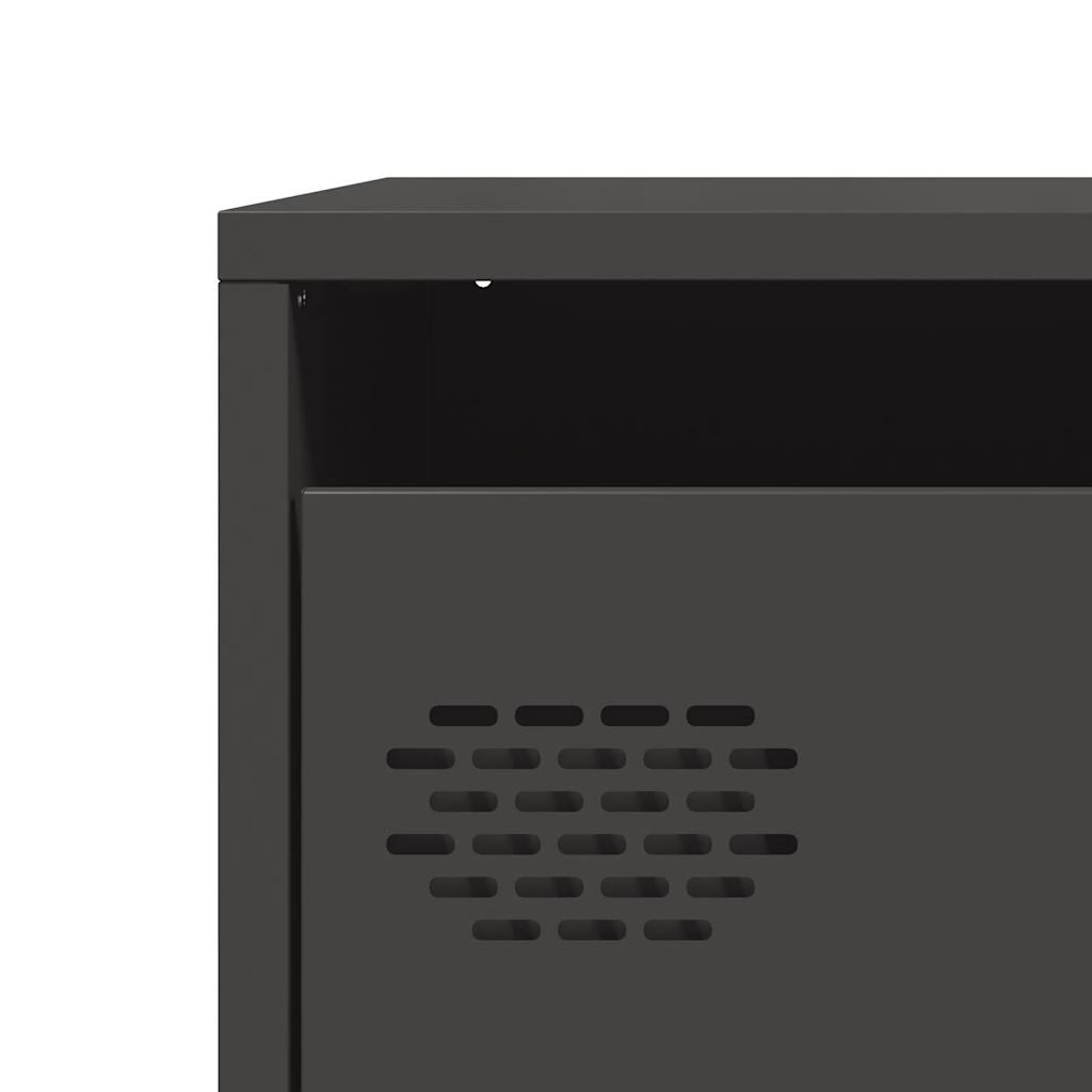 Aparador alto 35x39x103,5 cm aço preto