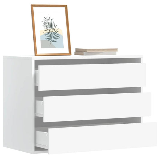 Cómoda 80x41x58 cm derivados de madeira branco