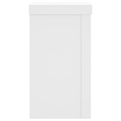 Suportes p/ plantas 2 pcs 10x10x18 cm derivados madeira branco