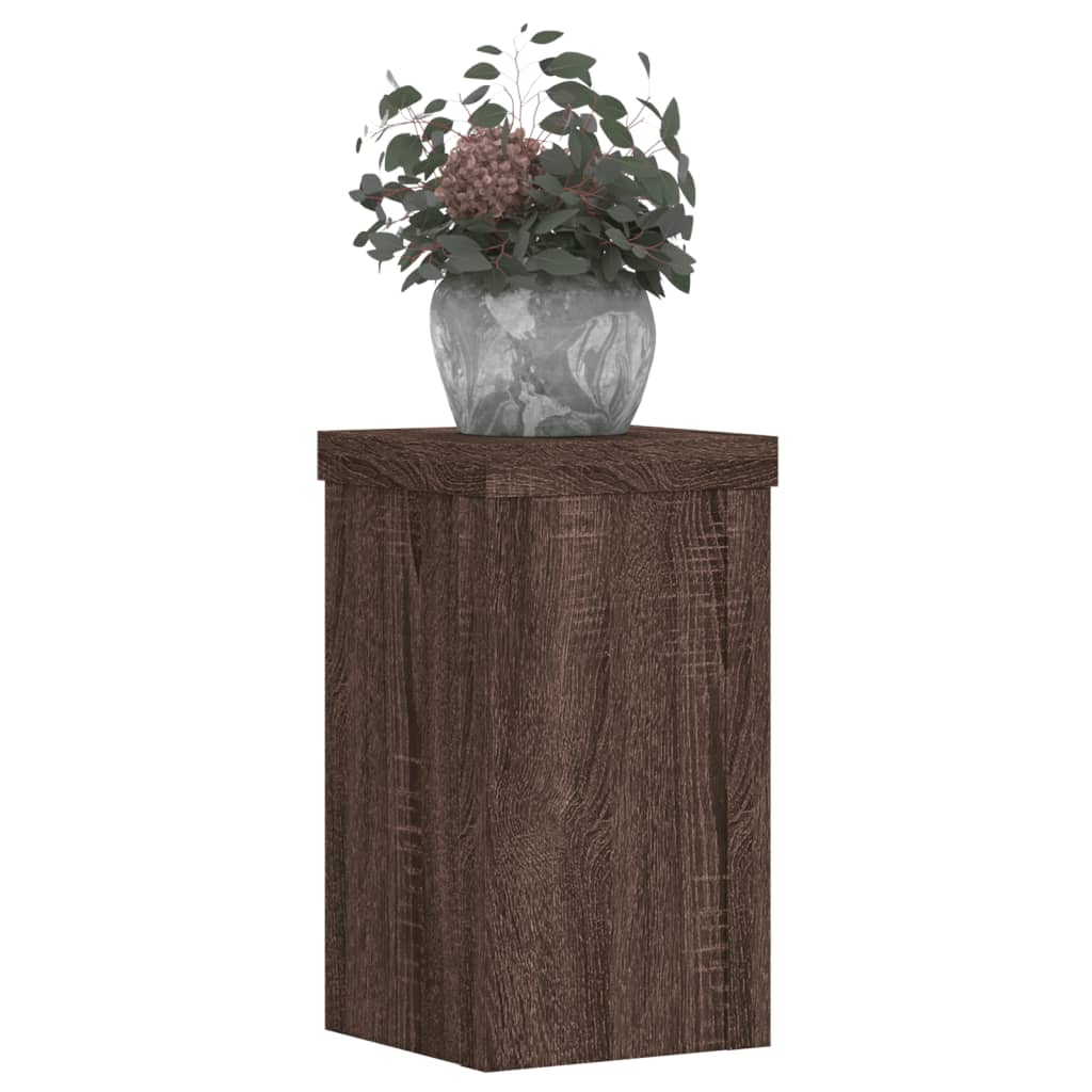 Suportes p/ plantas 2 pcs 10x10x18 cm derivados madeira