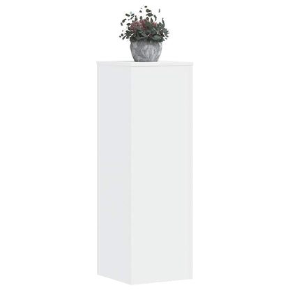 Suporte para plantas 33x33x100 cm derivados de madeira branco