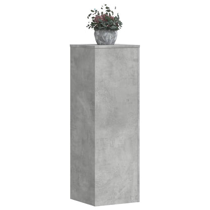 Suporte p/ plantas 33x33x100 cm derivados madeira cinza cimento