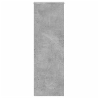 Suporte p/ plantas 33x33x100 cm derivados madeira cinza cimento