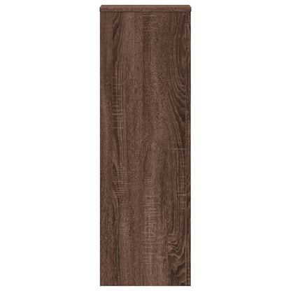 Suporte p/ plantas 33x33x100cm deriv. madeira carvalho castanho