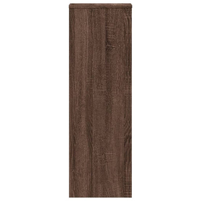 Suporte p/ plantas 33x33x100cm deriv. madeira carvalho castanho