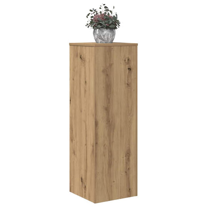 Suporte plantas 33x33x100 cm deriv. madeira carvalho artisiano