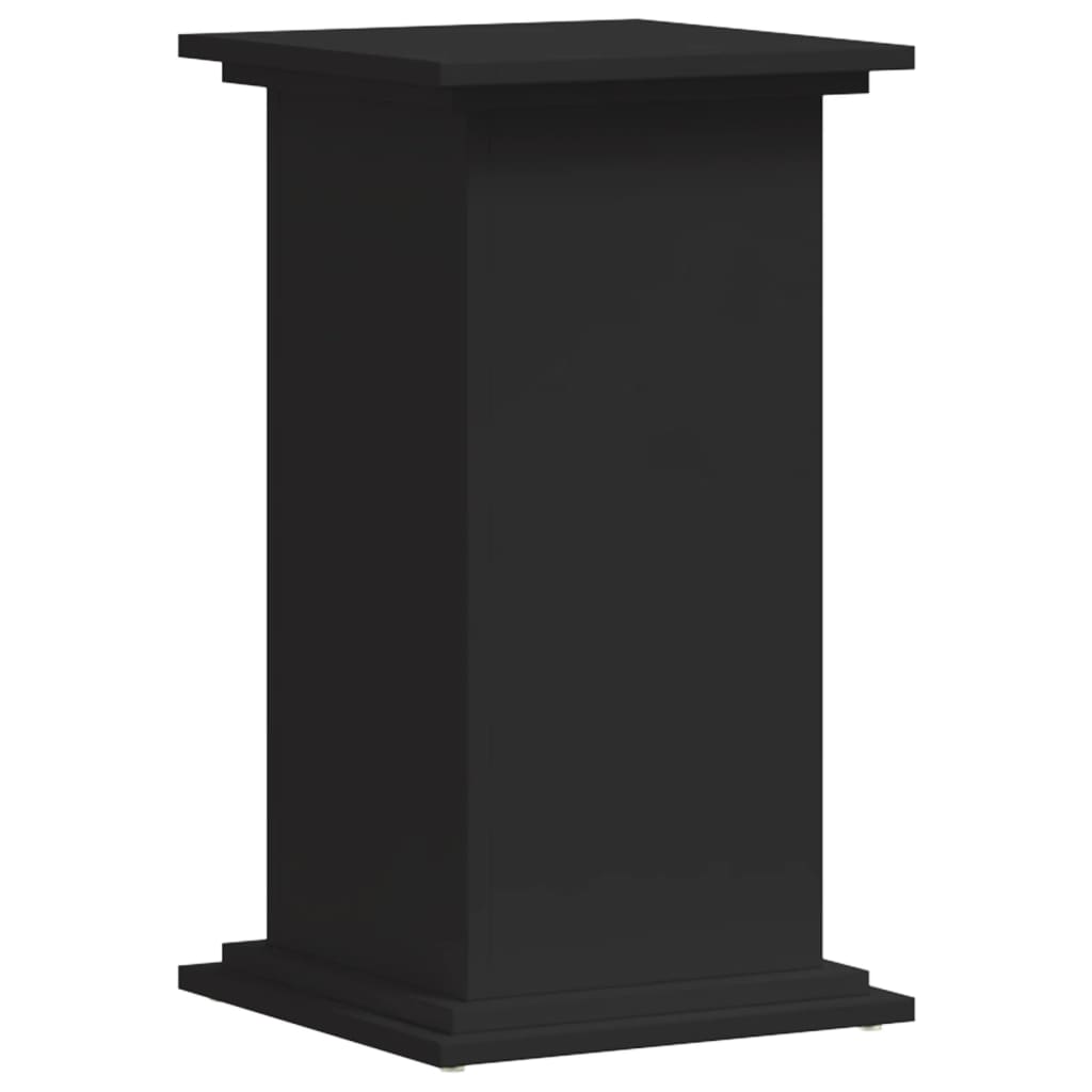 Suporte para plantas 33x33x60 cm derivados de madeira preto