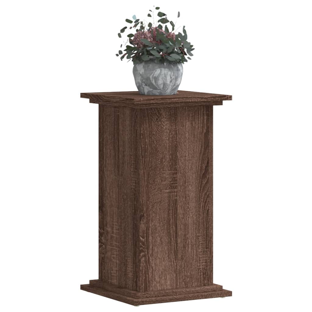 Suporte p/ plantas 33x33x60 cm deriv. madeira carvalho castanho