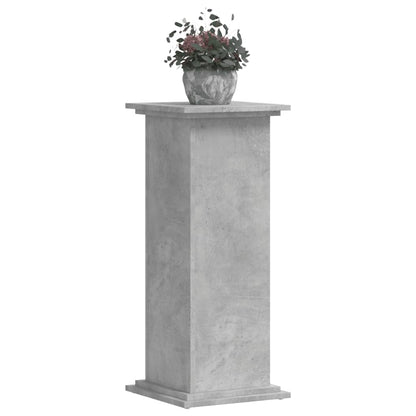 Suporte p/ plantas 33x33x80 cm derivados madeira cinza cimento