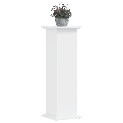 Suporte para plantas 33x33x100 cm derivados de madeira branco