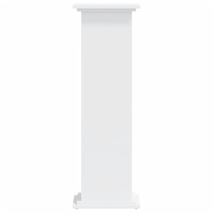 Suporte para plantas 33x33x100 cm derivados de madeira branco