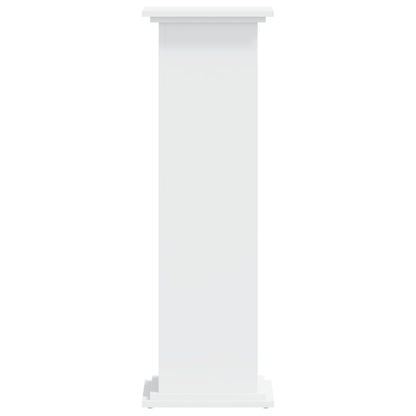 Suporte para plantas 33x33x100 cm derivados de madeira branco