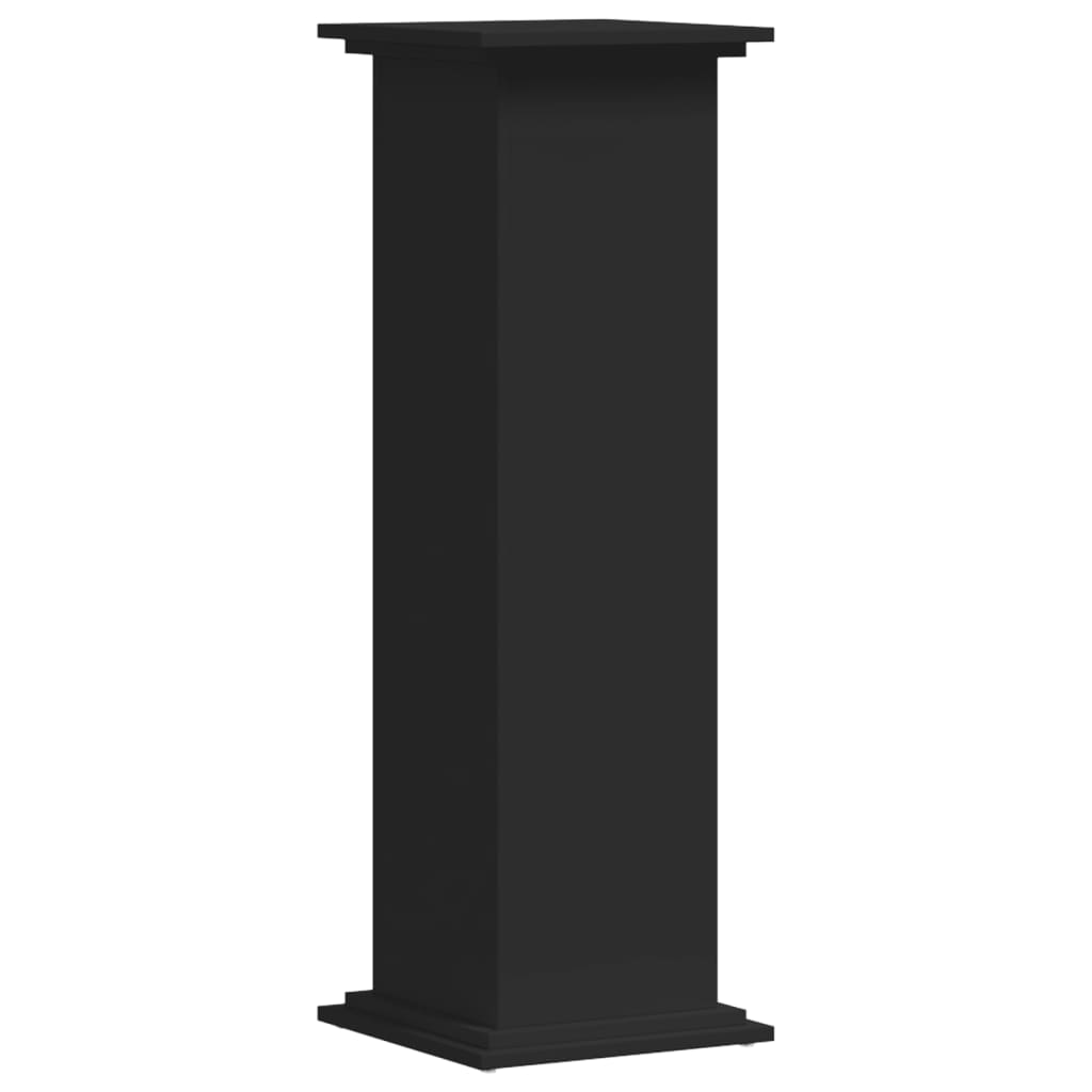 Suporte para plantas 33x33x100 cm derivados de madeira preto
