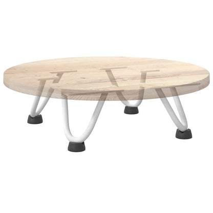 Pernas de grampo para mesa de centro 4 peças, branco, 10 cm, aço maciço
