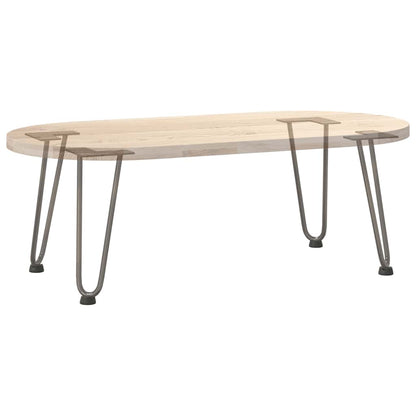 Pernas de grampo para mesa de centro 4 peças Aço natural 30 cm Aço maciço