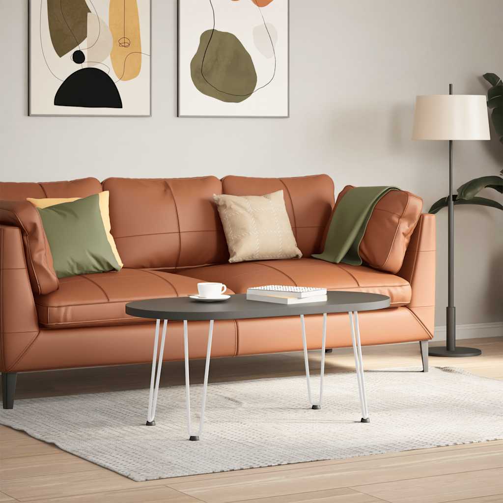 Pernas de grampo para mesa de centro 4 peças, branco, 42 cm, aço maciço