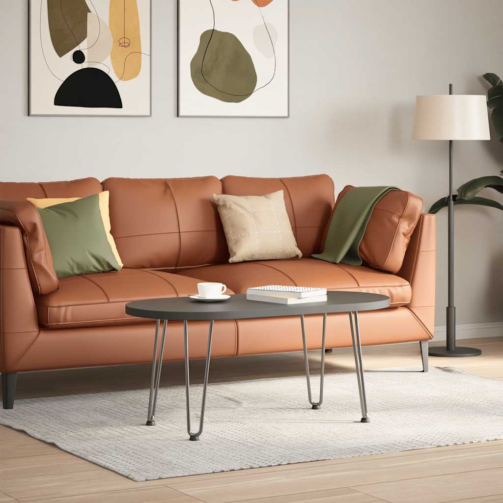 Pernas de grampo para mesa de centro 4 peças Aço natural 42 cm Aço maciço