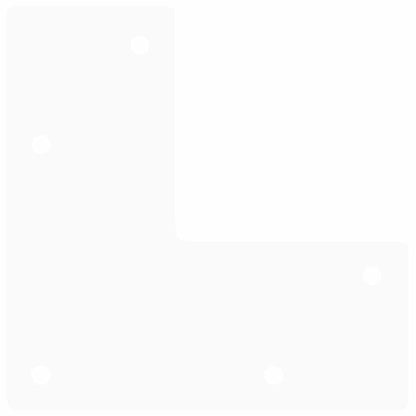 Pernas de grampo para mesas de console para mesa de console 4 peças Branco 72 cm Aço maciço