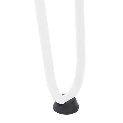 Pernas de grampo para mesas de console para mesa de console 4 peças Branco 72 cm Aço maciço