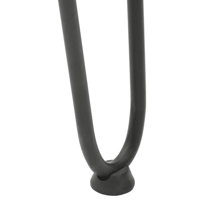 Pernas de grampo para mesas de console para mesa de console 4 peças Antracite 72 cm Aço maciço