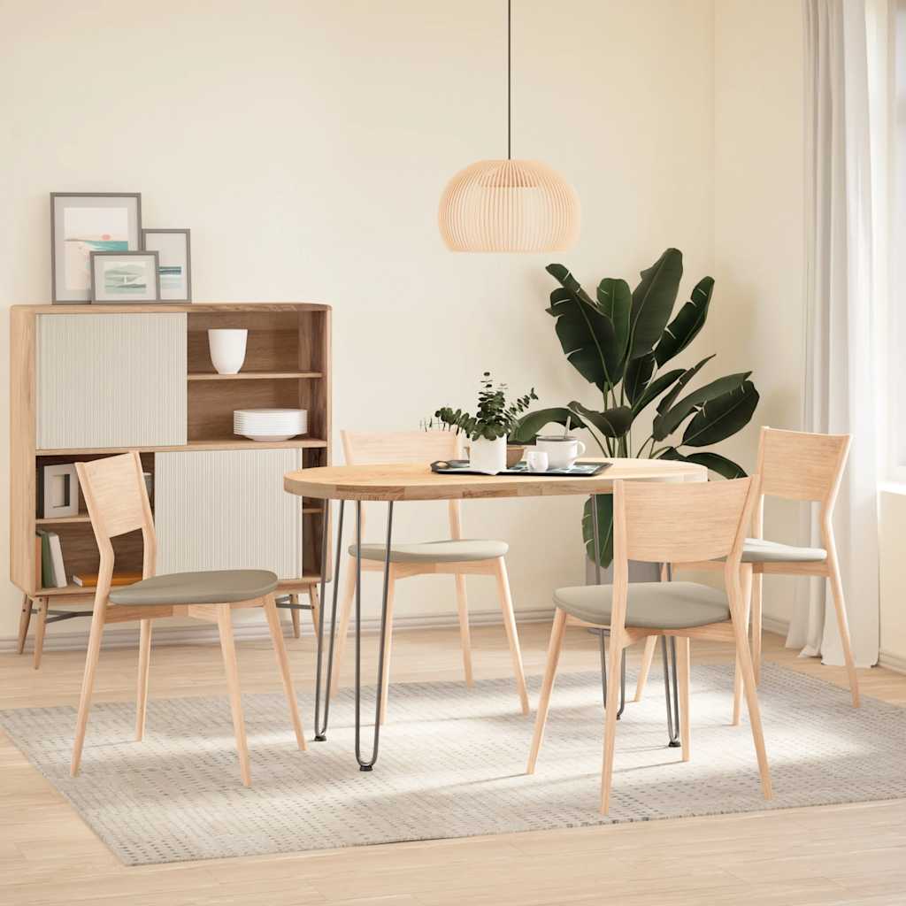 Pernas de grampo para mesas de console para mesa de console 4 peças Aço natural 72 cm Aço sólido