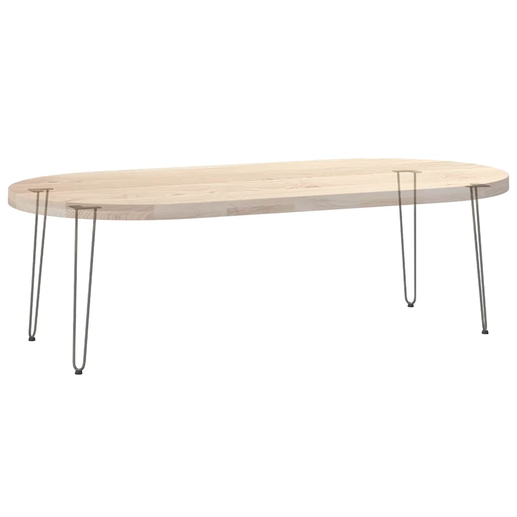 Pernas de grampo para mesas de console para mesa de console 4 peças Aço natural 72 cm Aço sólido