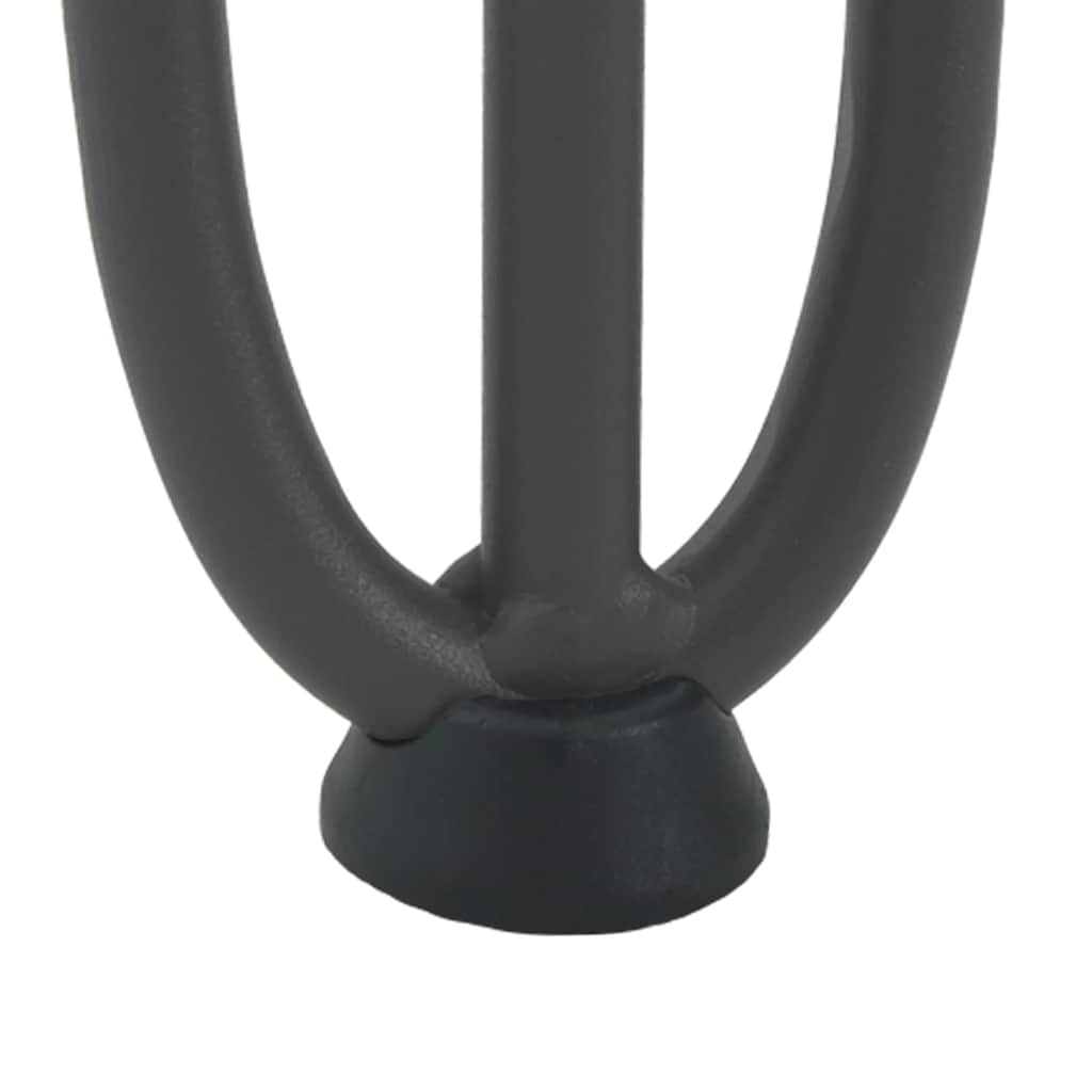 Pernas de grampo para mesa de centro 4 peças antracite 20 cm aço maciço