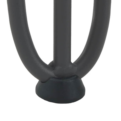 Pernas de grampo para mesa de centro 4 peças antracite 20 cm aço maciço