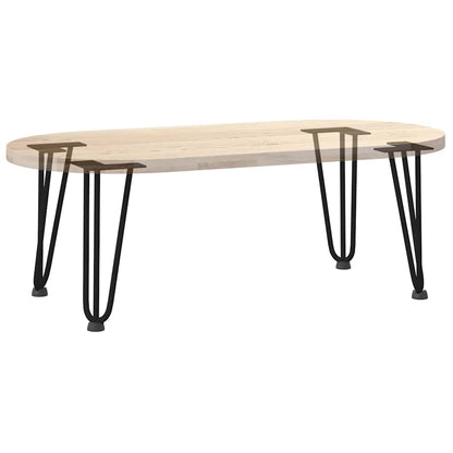 Pernas de grampo para mesa de centro 4 peças pretas 30 cm aço maciço