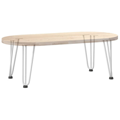 Pernas de grampo para mesa de centro 4 peças, branco, 30 cm, aço maciço