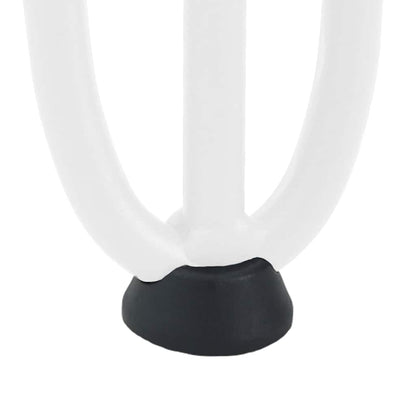 Pernas de grampo para mesa de centro 4 peças, branco, 30 cm, aço maciço
