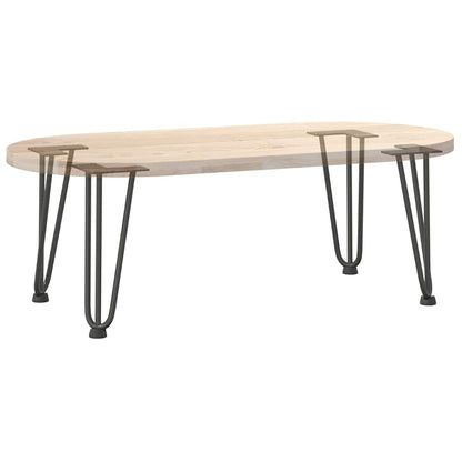 Pernas de grampo para mesa de centro 4 peças antracite 30 cm aço maciço
